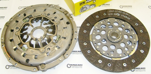 Kytkinpaketti 2,5D 99kW ...6/2004 (kytkinlevy 230mm ja paineasetelma) LUK Kytkinpaketti 2,5D 99kW ...6/2004 (kytkinlevy 230mm ja paineasetelma) LUK