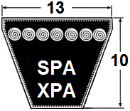 SPA / XPA 13x10mm