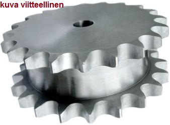 3/8-13D kaksoisketjupyr kahdelle eri ketjulle Z=13